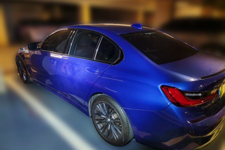 Used BMW 3 Series 2021 Second Facelift 325i M Sport Night Edition Package Rear Left 45 Deg
