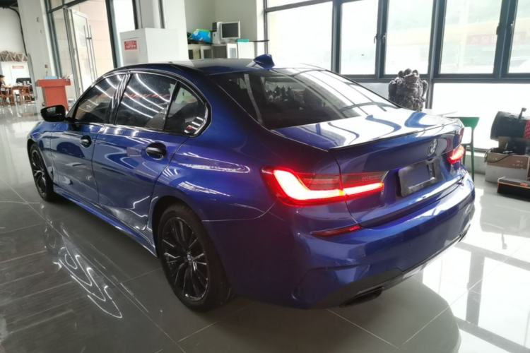 Used BMW 3 Series 2021 325Li M Sport Shadowline Package Rear Left 45 Deg