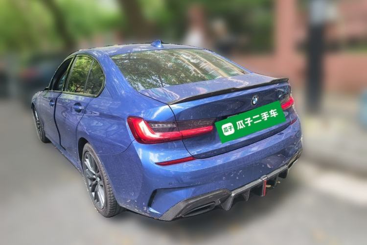 Used BMW 3 Series 2021 Second Facelift 330i M Sport Night Edition Package Rear Left 45 Deg