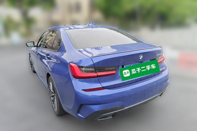 Used BMW 3 Series 2021 325Li M Sport Shadowline Package Rear Left 45 Deg
