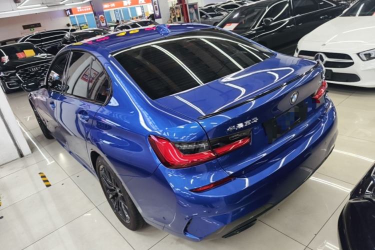 Used BMW 3 Series 2021 Restyled 325i M Sport Night Edition Package Rear Left 45 Deg