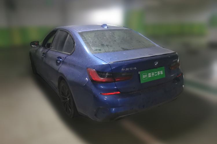Used BMW 3 Series 2021 325i M Sport Night Edition package Rear Left 45 Deg