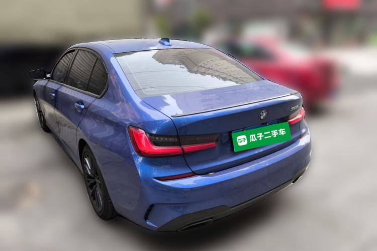 Used BMW 3 Series 2021 325Li M Sport Shadowline Package Rear Left 45 Deg