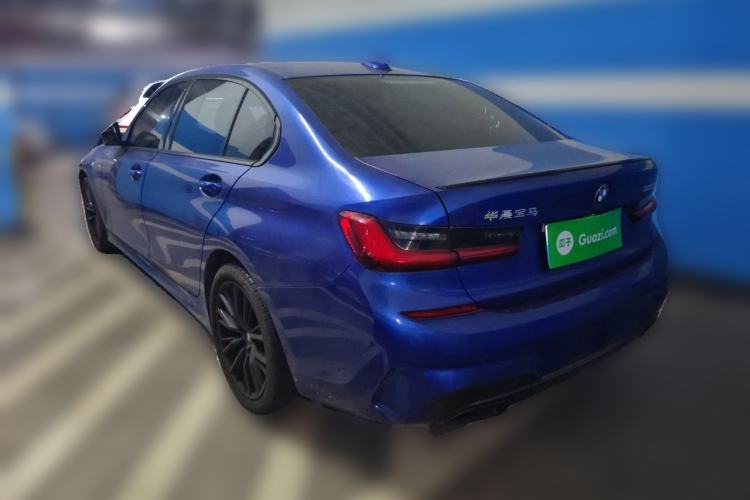 Used BMW 3 Series 2021 325Li M Sport Shadowline Package Rear Left 45 Deg