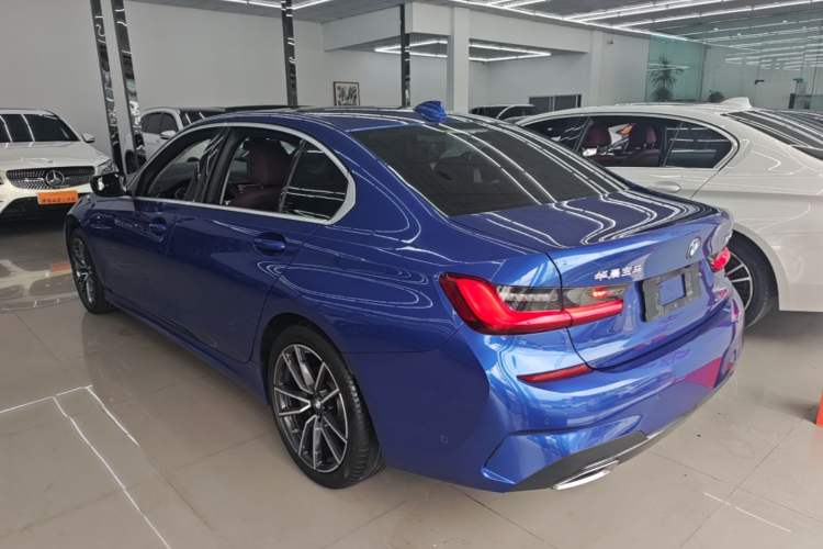 Used BMW 3 Series 2021 Second Facelift 325Li M Sport Package Rear Left 45 Deg
