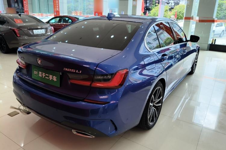 Used BMW 3 Series 2021 Second Facelift 325Li M Sport Package Rear Right 45 Deg