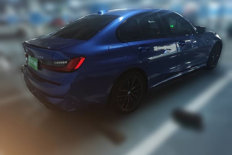 Used BMW 3 Series 2021 325i M Sport Night Edition package Rear Right 45 Deg