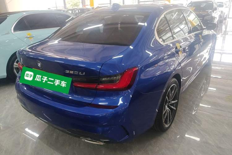 Used BMW 3 Series 2021 Facelifted 320Li M Sport Package Rear Right 45 Deg