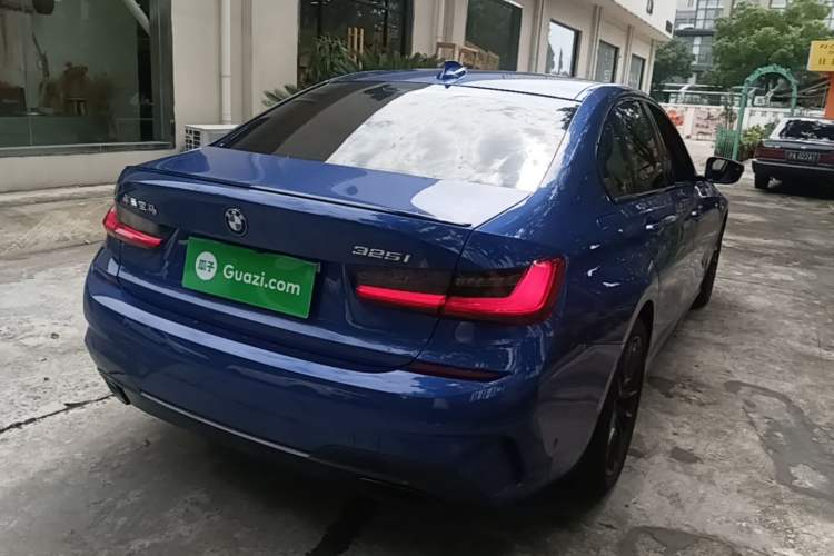 Used BMW 3 Series 2021 Second Facelift 325i M Sport Night Edition Package Rear Right 45 Deg