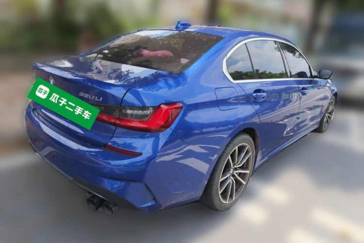 Used BMW 3 Series 2021 Facelifted 320Li M Sport Package Rear Right 45 Deg