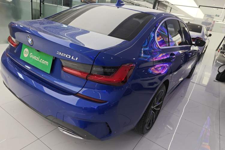 Used BMW 3 Series 2021 320Li M Sport Package Rear Right 45 Deg