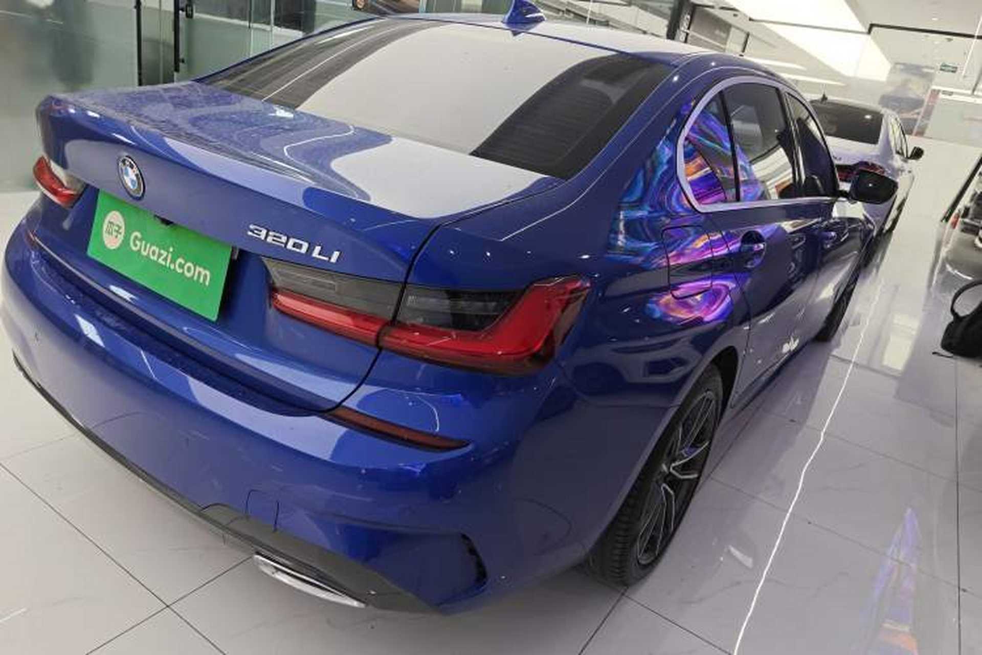Used BMW 3 Series 2021 320Li M Sport Package Rear Right 45 Deg