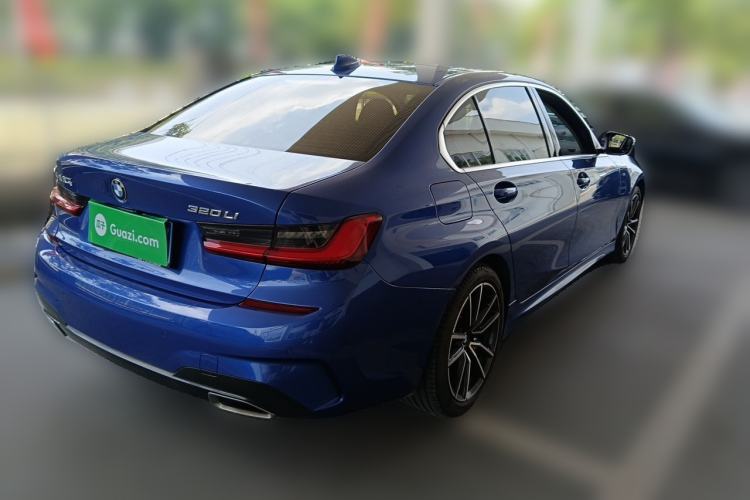 Used BMW 3 Series 2021 Second Facelift 320Li M Sport Package Rear Right 45 Deg