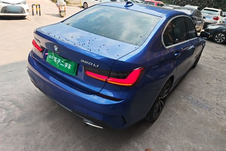 Used BMW 3 Series 2021 Second Facelift 320Li M Sport Package Rear Right 45 Deg