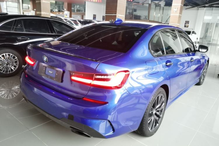 Used BMW 3 Series 2021 325Li M Sport Shadowline Package Rear Right 45 Deg