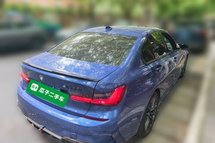 Used BMW 3 Series 2021 Second Facelift 330i M Sport Night Edition Package Rear Right 45 Deg