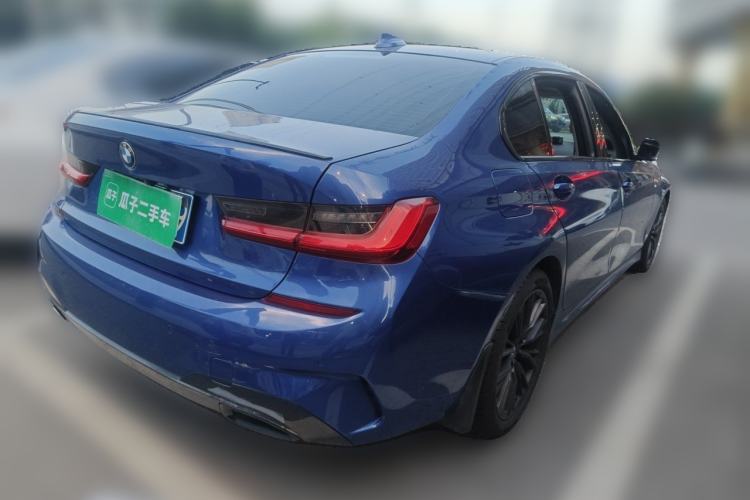 Used BMW 3 Series 2021 Second Facelift 325Li M Sport Night Edition Package Rear Right 45 Deg