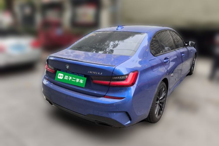 Used BMW 3 Series 2021 325Li M Sport Shadowline Package Rear Right 45 Deg