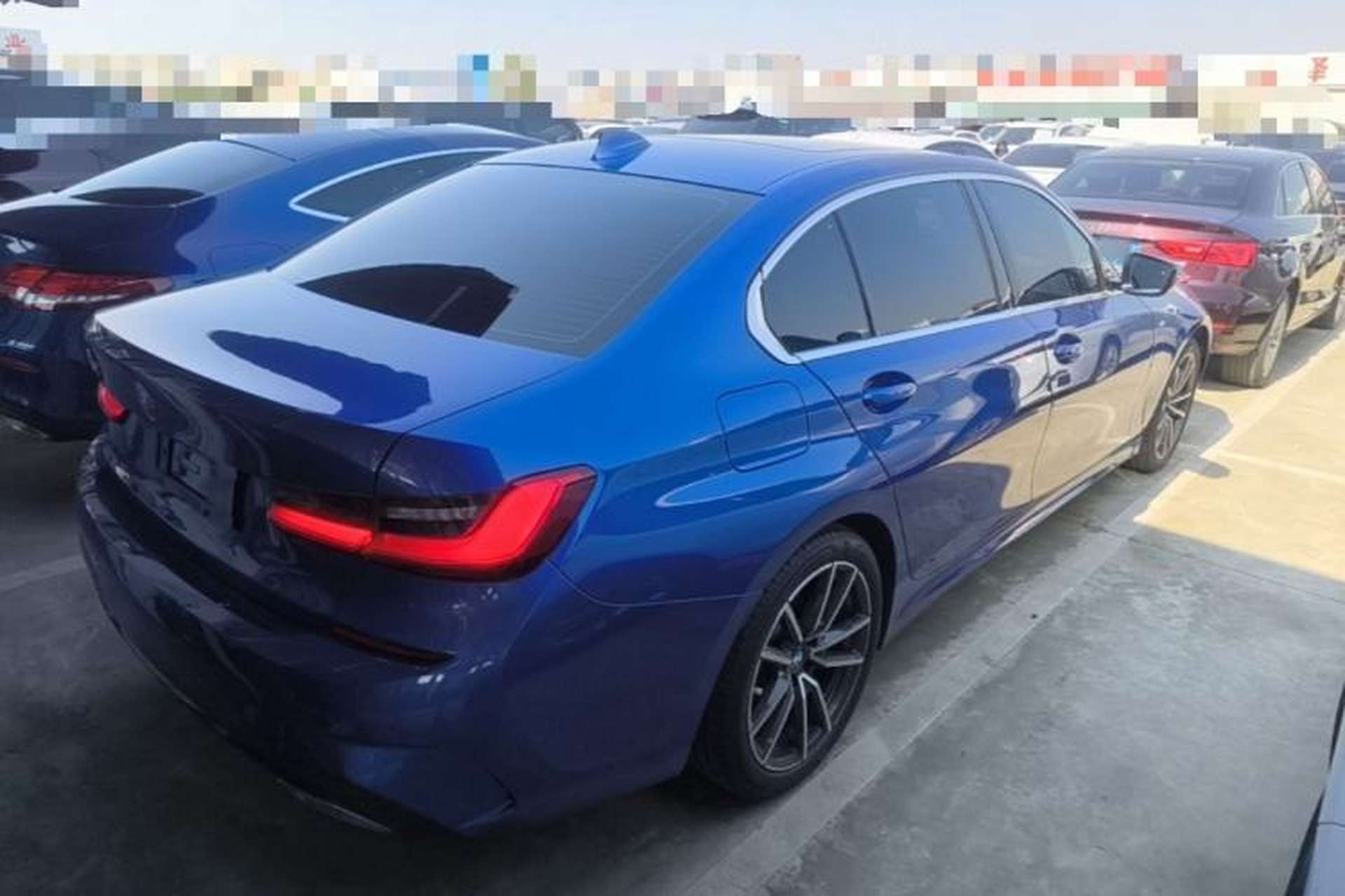 Used BMW 3 Series 2021 Second Facelift 325Li M Sport Package Rear Right 45 Deg