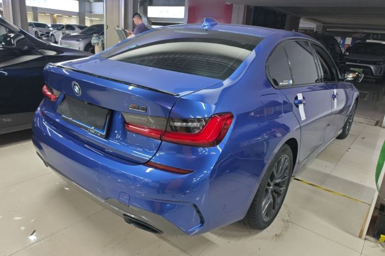 Used BMW 3 Series 2021 Facelifted 325Li M Sport Night Edition Package Rear Right 45 Deg