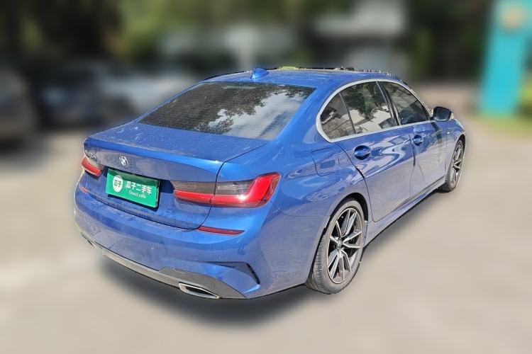 Used BMW 3 Series 2021 Second Facelift 320Li M Sport Package Rear Right 45 Deg