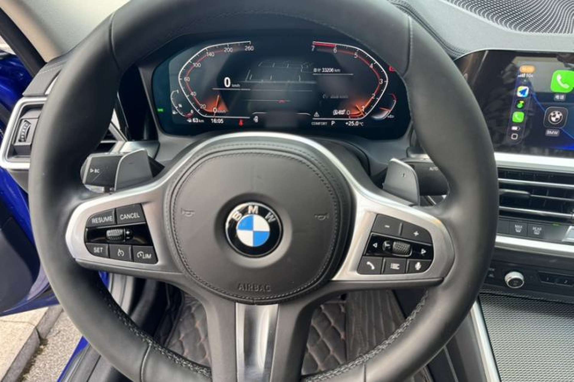 Used BMW 3 Series 2021 325Li M Sport Shadowline Package Steering Wheel