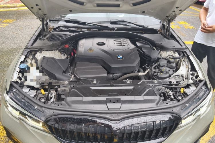 Used BMW 3 Series 2021 Second Facelift 330i M Sport Night Edition Package Engine Bay