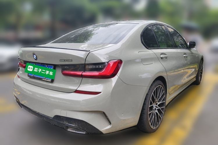 Used BMW 3 Series 2021 Second Facelift 330i M Sport Night Edition Package Rear Right 45 Deg