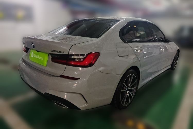 Used BMW 3 Series 2021 Second Facelift 320Li M Sport Package Rear Right 45 Deg