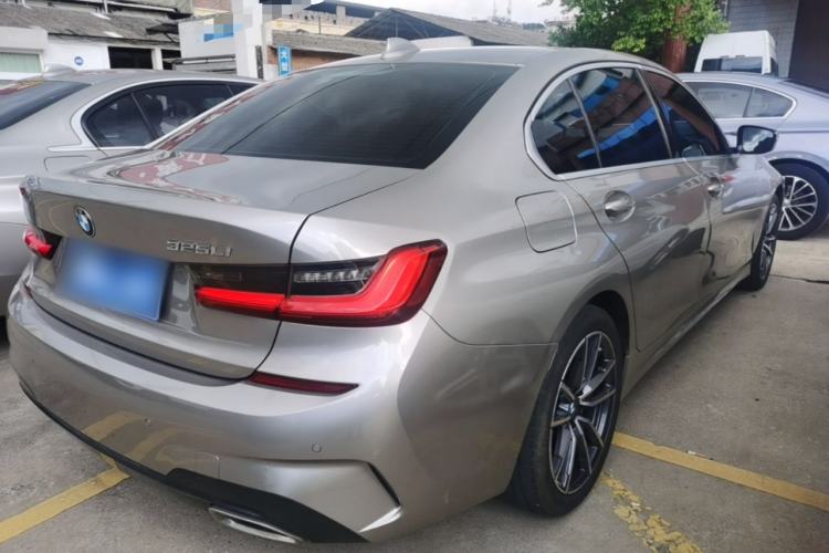 Used BMW 3 Series 2021 Second Facelift 320Li M Sport Package Rear Right 45 Deg