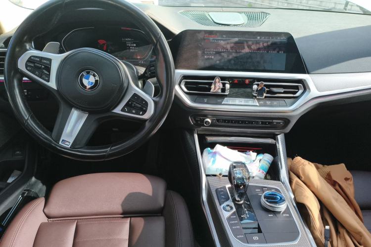 Used BMW 3 Series 2021 Second Facelift 325Li M Sport Night Edition Package Center Console