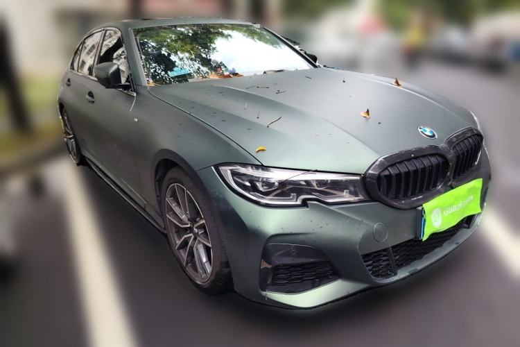 Used BMW 3 Series 2021 325Li M Sport Package Front Right 45 Deg