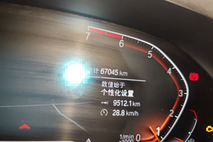 Used BMW 3 Series 2021 Facelifted 325Li M Sport Night Edition Package Odometer Close Up