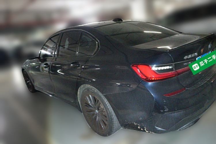 Used BMW 3 Series 2021 325i M Sport Night Edition package Rear Left 45 Deg