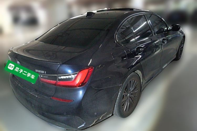 Used BMW 3 Series 2021 325i M Sport Night Edition package Rear Right 45 Deg