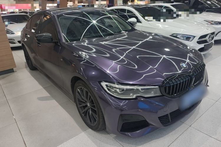 Used BMW 3 Series 2021 325Li M Sport Shadowline Package Front Right 45 Deg