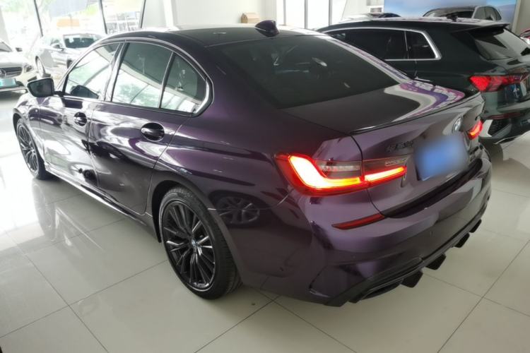 Used BMW 3 Series 2021 Restyled 325i M Sport Night Edition Package Rear Left 45 Deg