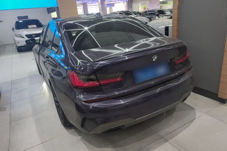 Used BMW 3 Series 2021 325Li M Sport Shadowline Package Rear Left 45 Deg