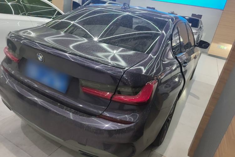 Used BMW 3 Series 2021 325Li M Sport Shadowline Package Rear Right 45 Deg