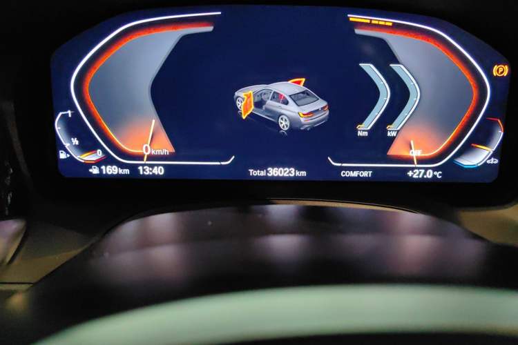Used BMW 3 Series 2021 Facelifted 320Li M Sport Package Odometer Close Up
