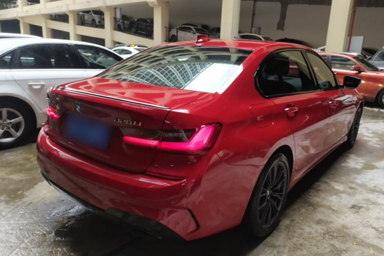 Used BMW 3 Series 2021 Second Facelift 325Li M Sport Night Edition Package Rear Right 45 Deg