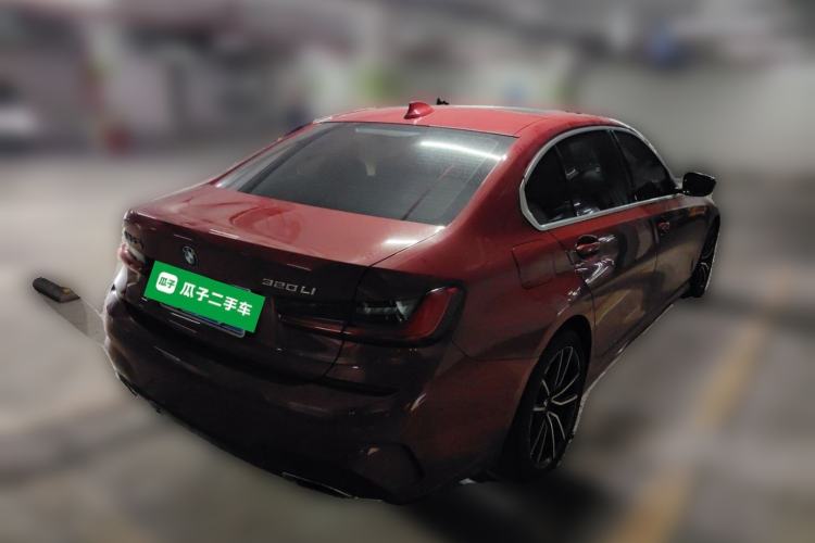 Used BMW 3 Series 2021 Facelifted 320Li M Sport Package Rear Right 45 Deg