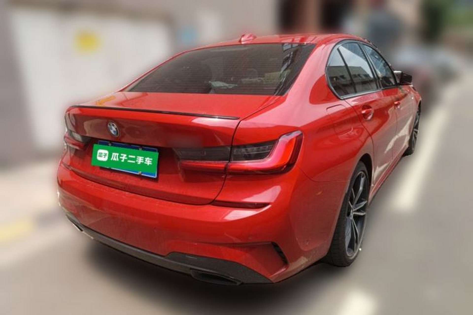 Used BMW 3 Series 2021 Facelifted 330i M Sport Night Edition Package Rear Right 45 Deg