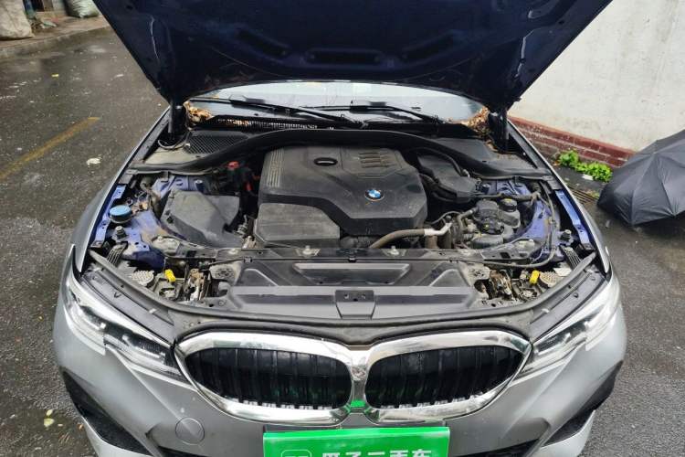 Used BMW 3 Series 2021 325Li M Sport Package Engine Bay