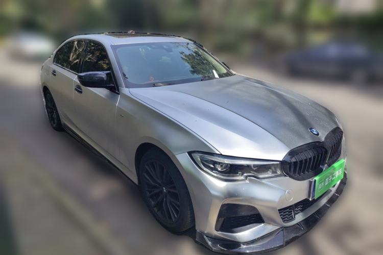 Used BMW 3 Series 2021 325Li M Sport Shadowline Package Front Right 45 Deg