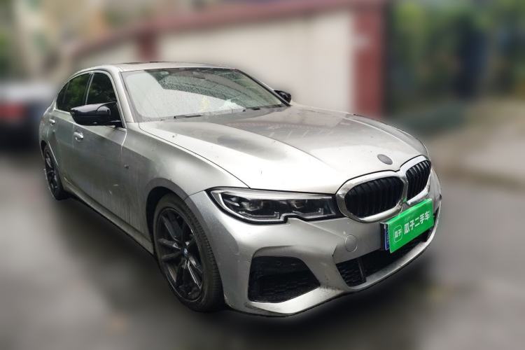 Used BMW 3 Series 2021 325Li M Sport Package Front Right 45 Deg