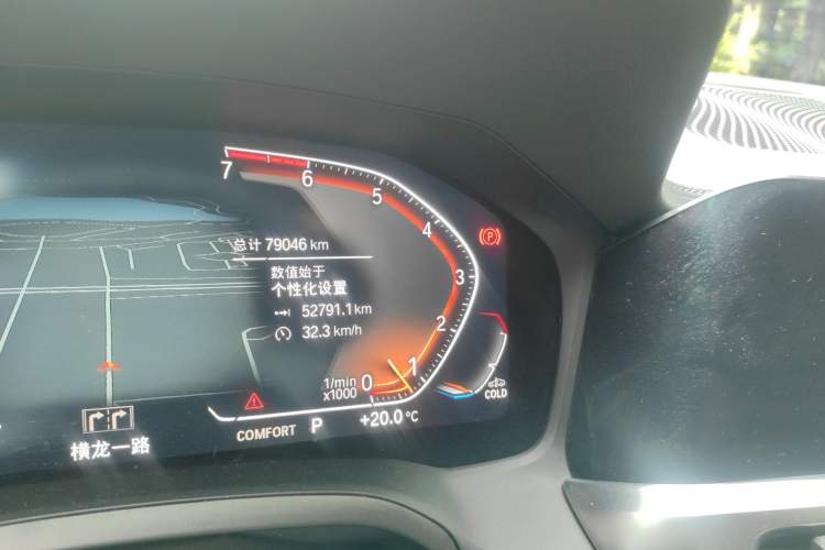Used BMW 3 Series 2021 Facelifted 325Li M Sport Night Edition Package Odometer Close Up