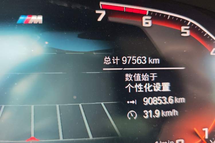 Used BMW 3 Series 2021 Facelifted 320Li M Sport Package Odometer Close Up
