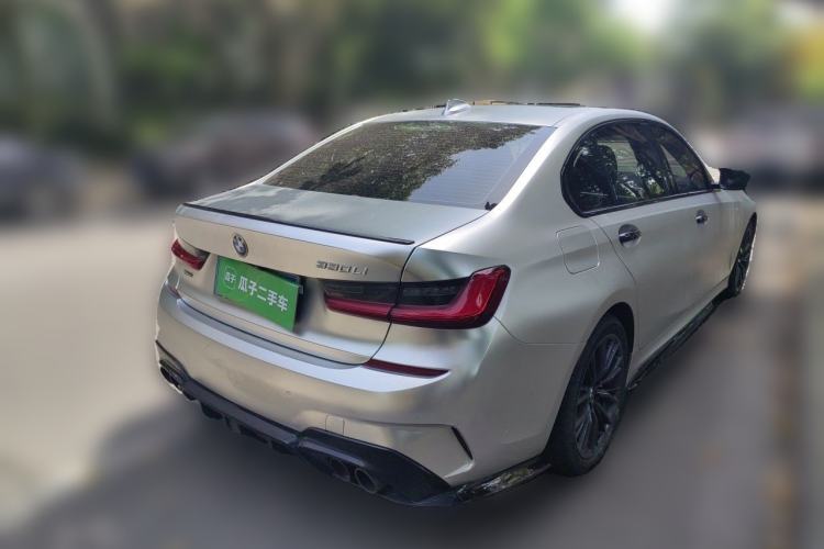 Used BMW 3 Series 2021 325Li M Sport Shadowline Package Rear Right 45 Deg