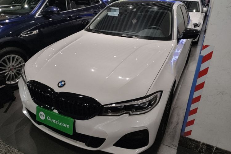 Used BMW 3 Series 2021 Second Facelift 325i M Sport Night Edition Package Guazi used car, China used car export, Used car for sale, Used cars, Cheapest cars for sale
